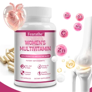 alt="Women's Multivitamin Capsules, supporting energy and immunity.