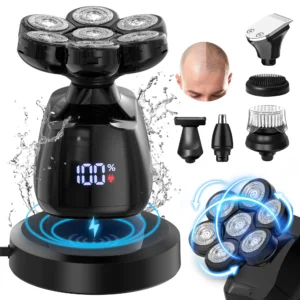 alt="SEJOY Multifunctional Electric Shavers Kit for Bald Head Shaver and Beard Shaving.