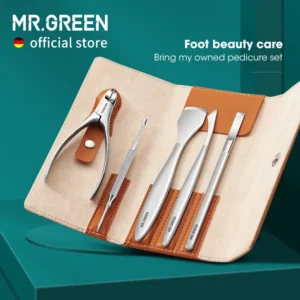 alt="MR.GREEN Pedicure Knife Set, professional Ingrown Toenail Foot Care Tools.